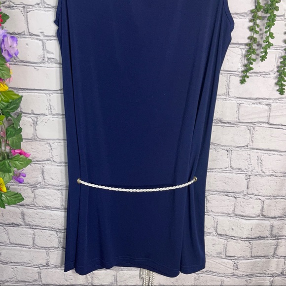 °🌼3/$30🌼Dream Beach Sleeveless Blue Mini Dress  Size XL - Picture 15 of 16